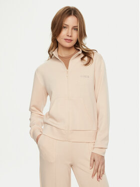 Guess Guess Mikina V5RQ17 KCOB2 Béžová Regular Fit