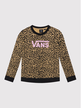 Vans Vans Felpa Leopard Sport Crew VN0A7RRL Marrone Regular Fit