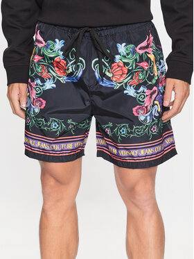 Versace Jeans Couture Versace Jeans Couture Спортни шорти 74GADD17 Черен Regular Fit