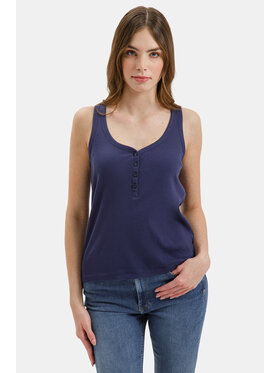 Cross Jeans Cross Jeans Top 56265-470 Granatowy