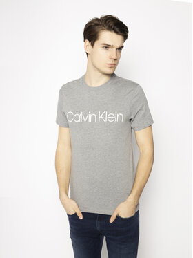 Calvin Klein Calvin Klein Tričko Logo K10K104063 Sivá Regular Fit