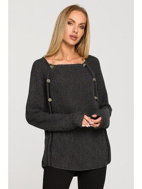 Made of Emotion Made of Emotion Sweter M712 Czarny
