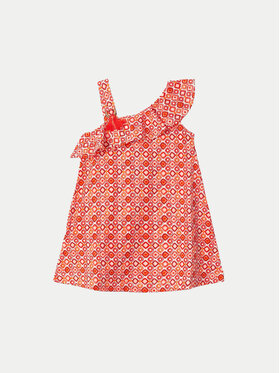 Mayoral Mayoral Лятна рокля 3951 Червен Regular Fit