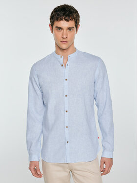BIG STAR BIG STAR Koszula JANEISO Niebieski Slim Fit