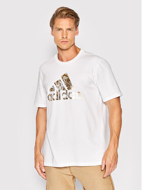 adidas adidas T-Shirt Foil HK9156 Λευκό Regular Fit