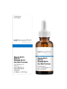 MD Formula MD Formula Skóra sucha - Olej Marula 4%, Q10 1%, Olej z dzikiej róży 4% Olejek