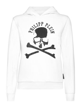 PHILIPP PLEIN PHILIPP PLEIN Bluza 23047 Biały Regular Fit