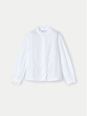 Mayoral Mayoral Košeľa 4105 Biela Regular Fit