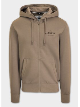 PITBULL PITBULL Bluza Bluza męska rozpinana z kapturem SAMPSON XXL Beżowy Regular Fit