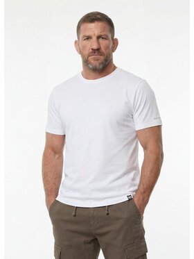 PITBULL PITBULL T-Shirt MINIMAL Biały Regular Fit