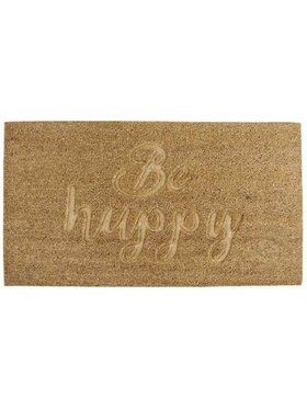 MIAhome MIAhome Wycieraczka kokosowa 75x45x2 cm LUCKY Beżowy