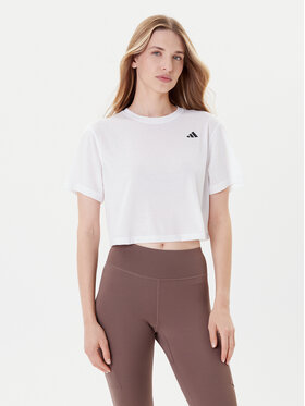 adidas adidas Tehnička majica Train Essentials JC9556 Bijela Loose Fit