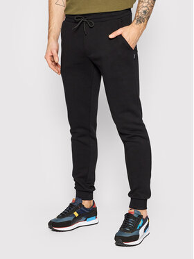 Jack&Jones Jack&Jones Teplákové kalhoty Gordon 12195726 Černá Regular Fit