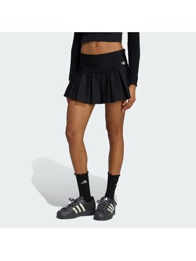 adidas adidas Spódnica mini LOW WAIST SPORT Czarny Regular Fit