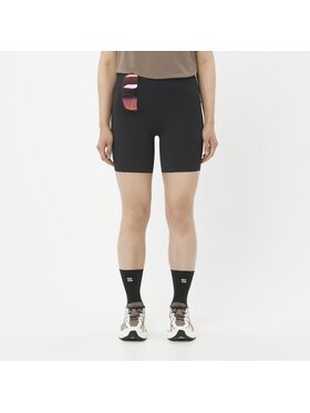 Salomon Salomon Szorty sportowe SENSE AERO STOW TIGHTS 6" W Czarny Regular Fit