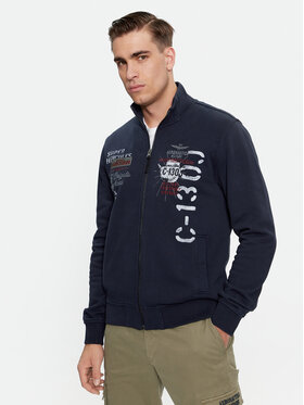Aeronautica Militare Aeronautica Militare Pulóver 232FE1819F511 Sötétkék Regular Fit