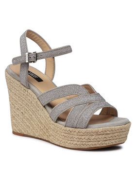 Steffen Schraut Steffen Schraut Espadrile 33 Glitter Corner 4211390 Srebrna