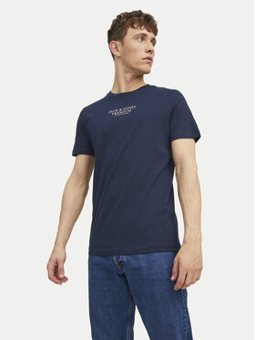 Jack & Jones Jack & Jones Tričko Archie 12217167 Tmavomodrá Regular Fit