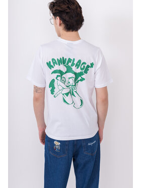 Kamuflage Kamuflage T-Shirt Puff Puff Pass Biały Relaxed Fit