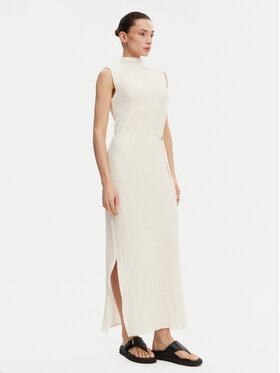 Calvin Klein Calvin Klein Ljetna haljina K20K208304 Écru Slim Fit