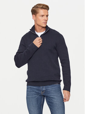 Jack&Jones Džemper Milano 12259664 Tamnoplava Relaxed Fit