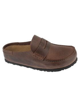 Birkenstock Birkenstock Klapki Naples Leoi Brązowy