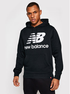 New Balance New Balance Džemperis Essentials Stacked Logo Po MT03558 Juoda Athletic Fit