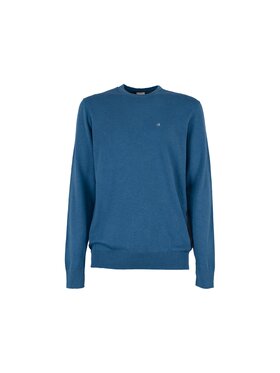Calvin Klein Calvin Klein Sweter K10K113549CHA Niebieski Regular Fit