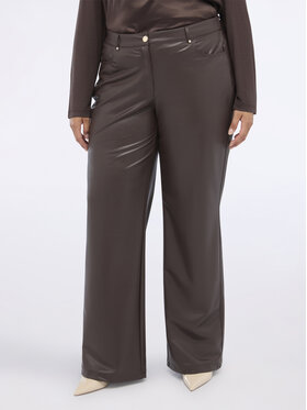 Fiorella Rubino Fiorella Rubino Pantaloni di tessuto P315L002229N022 Marrone Regular Fit