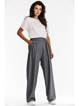 Awama Awama Pantaloni da donna A674 Grigio Basic Fit
