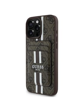 Guess Guess Etui na telefon Apple iPhone 16 Pro Max Brązowy