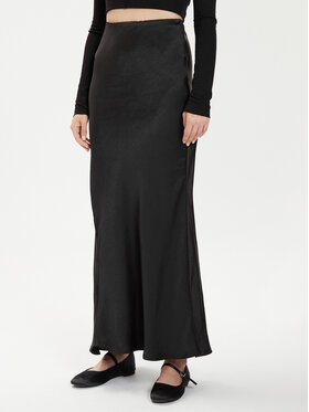 Gina Tricot Gina Tricot Maxi suknja 22969 Crna Regular Fit