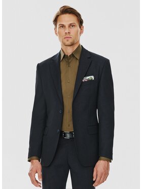 Pako Lorente Pako Lorente Marynarka P24WF-3G-016 Granatowy Super Slim Fit