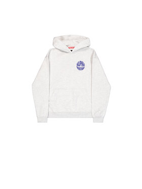 Alpha Industries Alpha Industries Bluza Logo Back Print Hoodie Women Szary Loose Fit