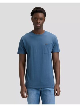 Lee Lee T-Shirt ULTIMATE POCKET TEE Niebieski Slim Fit
