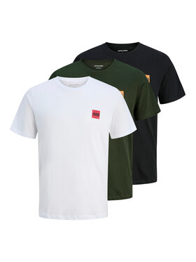 Jack&Jones Jack&Jones Súprava 3 tričiek Brandy 12288298 Farebná Regular Fit