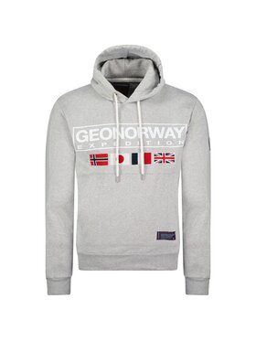 Geographical Norway Geographical Norway Bluza WY8612H/GN-Blended Grey Szary Regular Fit