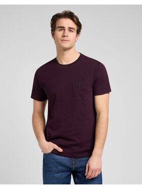 Lee Lee T-shirt ULTIMATE POCKET TEE Viola Slim Fit