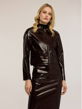 Motivi Motivi Giacca in similpelle R407Q001137N036 Bordeaux Regular Fit