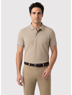 Pako Lorente Pako Lorente Polo P26WN-TX-009 Beżowy Regular Fit