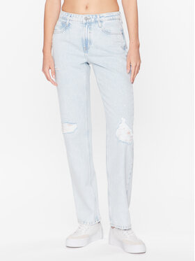 ONLY ONLY Blugi 15281259 Albastru celest Straight Fit