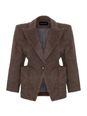 Magda Matyja Magda Matyja Marynarka EDITH BLAZER Brązowy Oversize