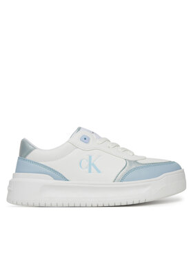 Calvin Klein Jeans Calvin Klein Jeans Laisvalaikio batai Low Cut Lace-Up V3A9-82020-1355 Balta