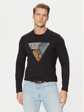 Guess Guess Hosszú ujjú M5RI15 J1314 Fekete Slim Fit