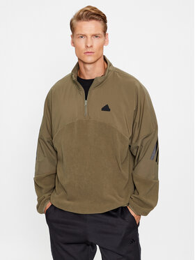 adidas adidas Sweatshirt Future Icons 3-Stripes IJ8855 Grün Loose Fit
