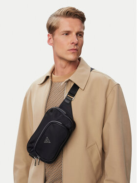 Guess Guess Rankinė ant juosmens﻿ Milano HMMINY P6331 Juoda