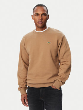 Lacoste Lacoste Mikina SH8868 Svetlo hnedá Regular Fit