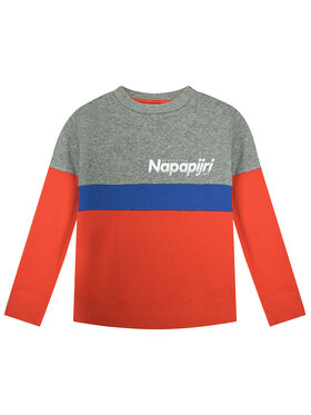 Napapijri Napapijri Majica dugih rukava Baloy NP0A4EQ2 S Crvena Regular Fit