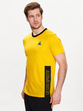 Le Coq Sportif Le Coq Sportif T-Shirt 2310027 Żółty Regular Fit
