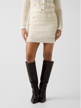 Guess Guess Spódnica mini 179879 Biały Classic Fit